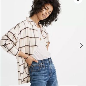 Madewell Flannel Bromley Shirt in Northall Plaid